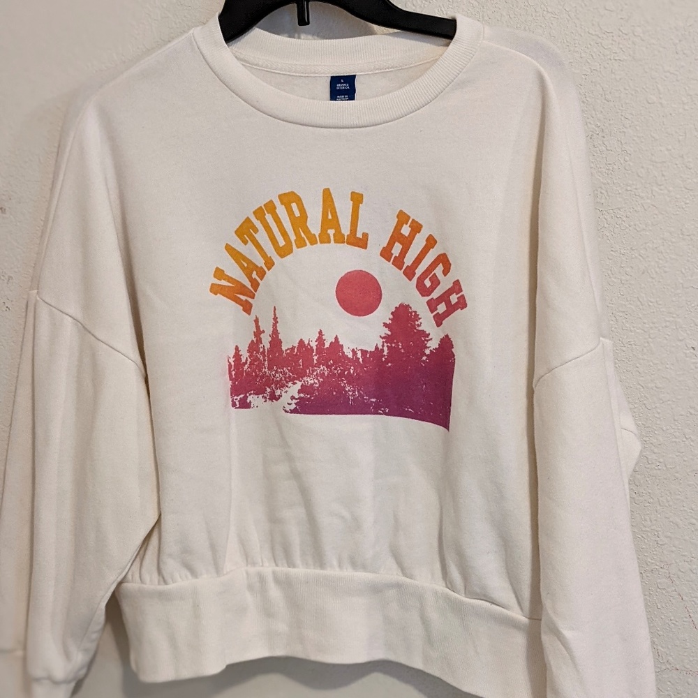 Ladies Crop Sweatshirt